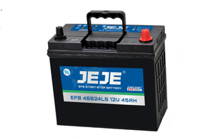 بطارية السيارة EFB Start-Stop ماركة JEJE 12V 46B24L 45AH