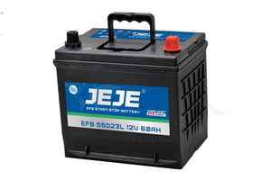 بطارية السيارة EFB Start-Stop ماركة JEJE 12V 55D23L 60AH